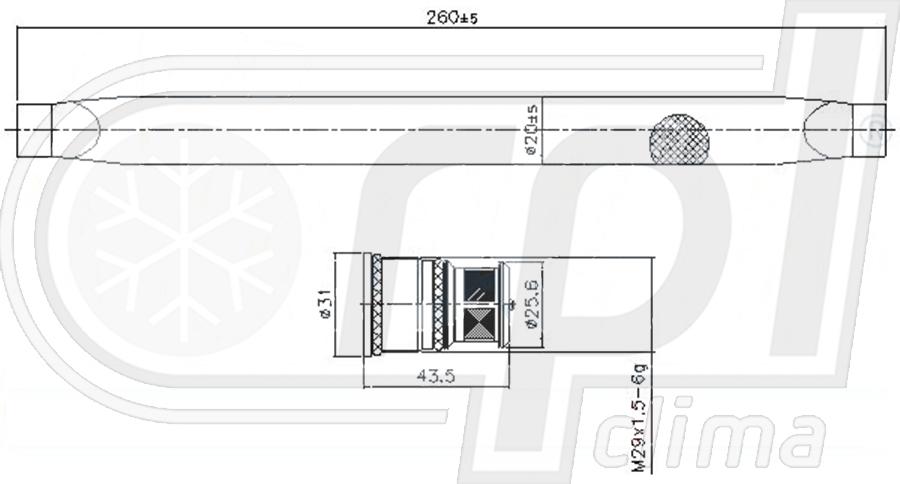 RPL QUALITY APFLMB0051 - Filtre déshydratant, climatisation droxauto.com