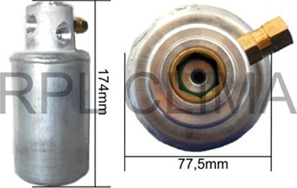 RPL QUALITY APFLMB0020 - Filtre déshydratant, climatisation droxauto.com