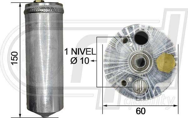 RPL QUALITY APFLNI0010 - Filtre déshydratant, climatisation droxauto.com