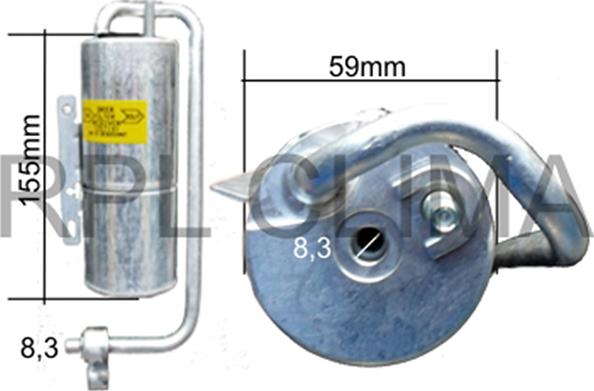 RPL QUALITY APFLOP0015 - Filtre déshydratant, climatisation droxauto.com