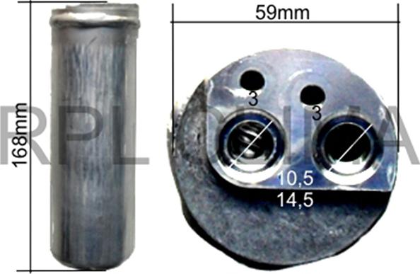 RPL QUALITY APFLOP0017 - Filtre déshydratant, climatisation droxauto.com