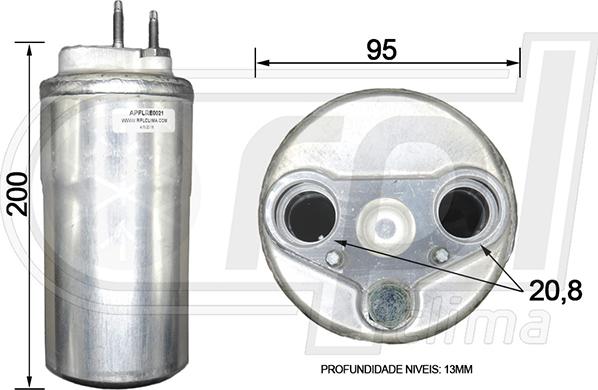 RPL QUALITY APFLRE0021 - Filtre déshydratant, climatisation droxauto.com