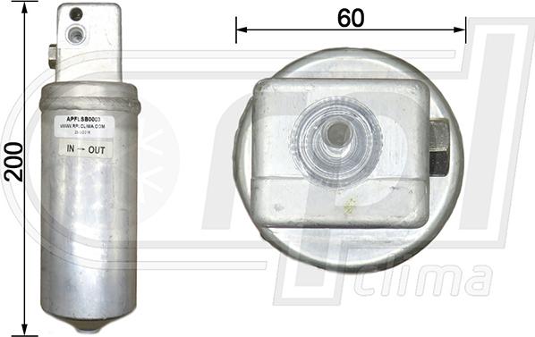 RPL QUALITY APFLSB0003 - Filtre déshydratant, climatisation droxauto.com