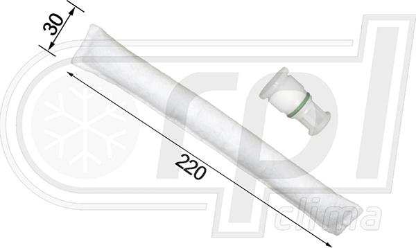 RPL QUALITY APFLTO0006 - Filtre déshydratant, climatisation droxauto.com