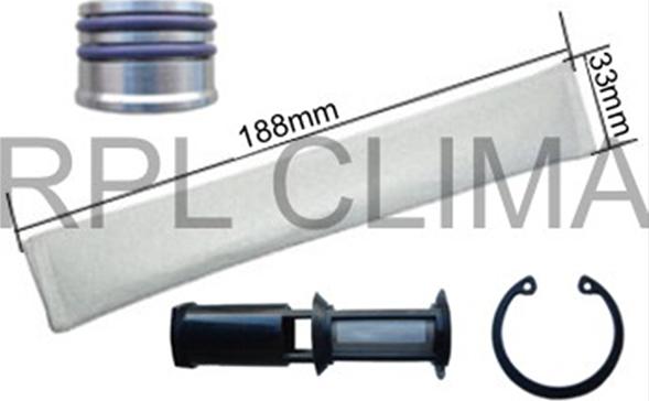 RPL QUALITY APFLVW0022 - Filtre déshydratant, climatisation droxauto.com