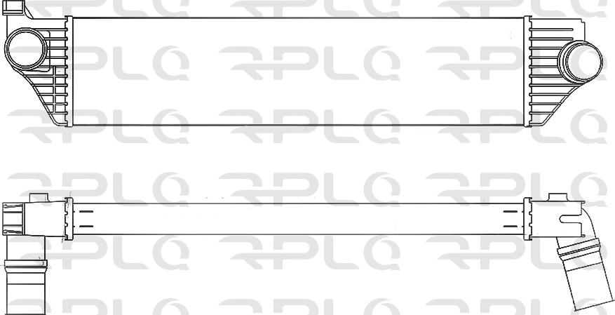 RPL QUALITY APITRE5008 - Intercooler, échangeur droxauto.com