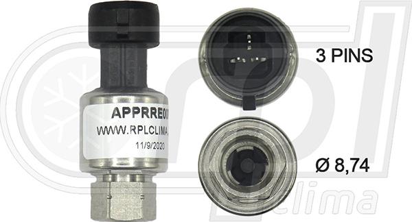 RPL QUALITY APPRRE0008 - Pressostat, climatisation droxauto.com