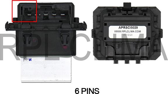 RPL QUALITY APRSCI0029 - Appareil de commande, climatisation droxauto.com