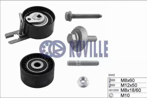 Ruville 5595350 - Kit de galets, courroie de distribution droxauto.com