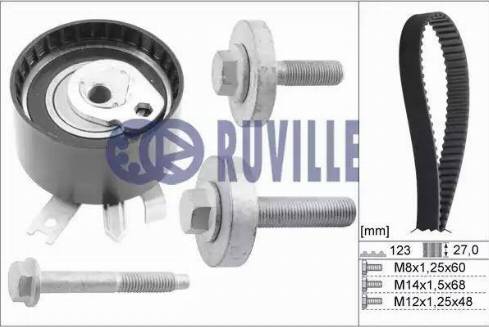 Ruville 5558170 - Kit de distribution droxauto.com