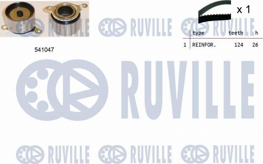 Ruville 550414 - Kit de distribution droxauto.com