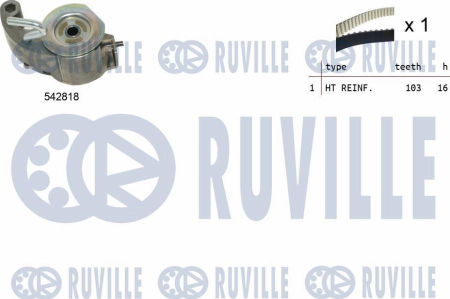 Ruville 550515 - Kit de distribution droxauto.com