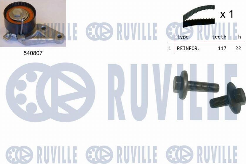 Ruville 550047 - Kit de distribution droxauto.com