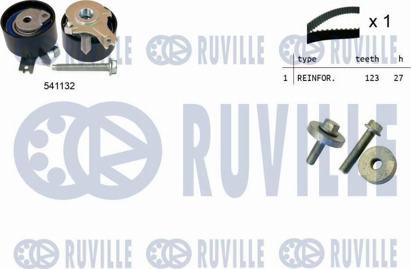 Ruville 550055 - Kit de distribution droxauto.com