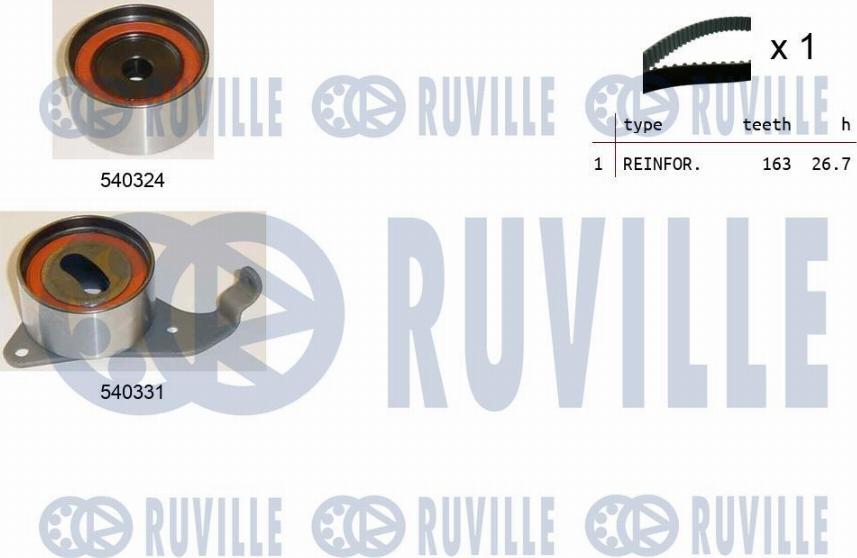 Ruville 550190 - Kit de distribution droxauto.com
