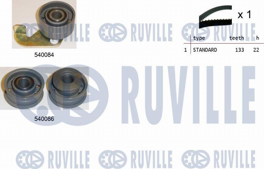 Ruville 550175 - Kit de distribution droxauto.com