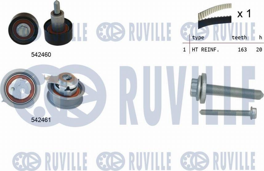 Ruville 550384 - Kit de distribution droxauto.com