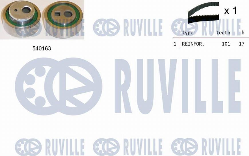 Ruville 550330 - Kit de distribution droxauto.com