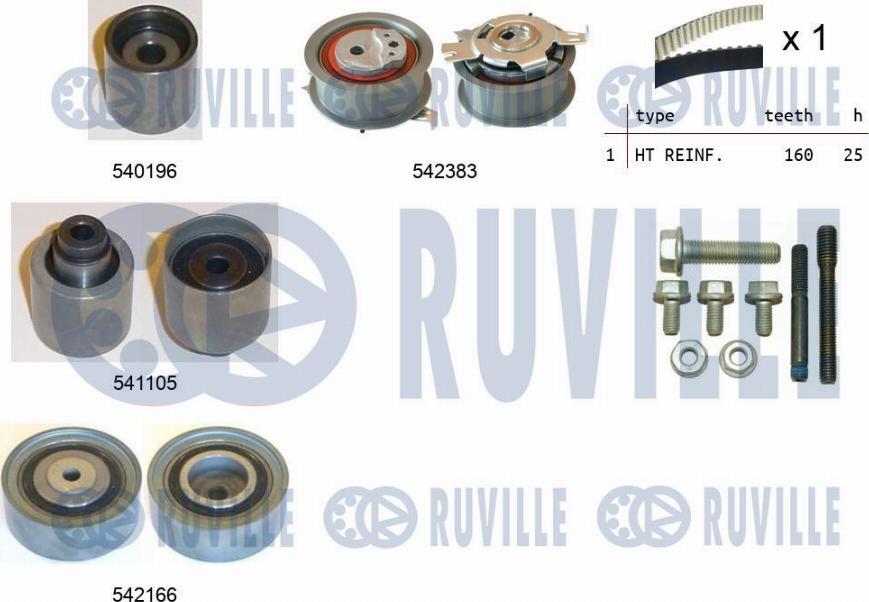 Ruville 550333 - Kit de distribution droxauto.com