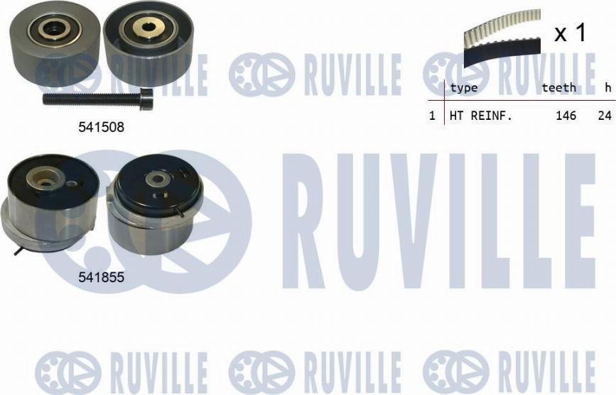 Ruville 550321 - Kit de distribution droxauto.com