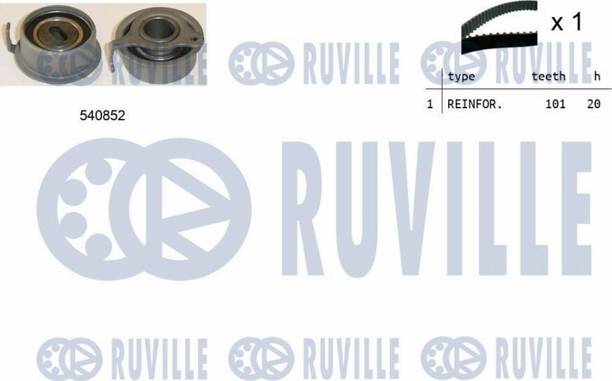 Ruville 550263 - Kit de distribution droxauto.com