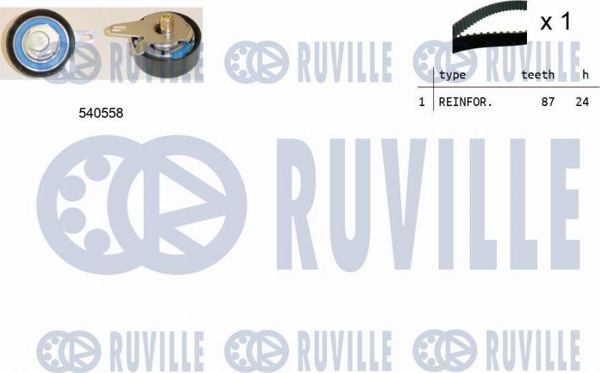Ruville 550281 - Kit de distribution droxauto.com
