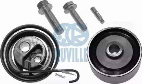 Ruville 5534450 - Kit de galets, courroie de distribution droxauto.com