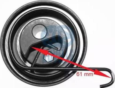 Ruville 55344 - Poulie-tendeur, courroie de distribution droxauto.com
