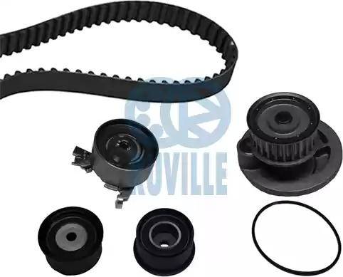 Ruville 55306701 - Pompe à eau + kit de courroie de distribution droxauto.com