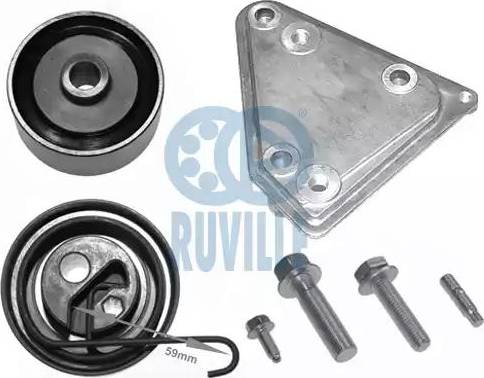 Ruville 5538350 - Kit de galets, courroie de distribution droxauto.com