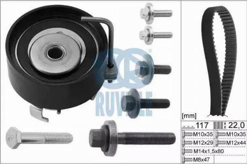 Ruville 5528270 - Kit de distribution droxauto.com