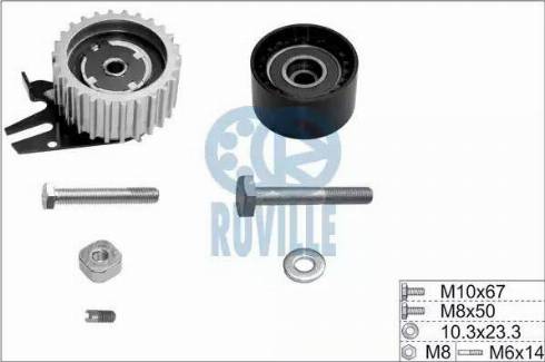 Ruville 5603650 - Kit de galets, courroie de distribution droxauto.com