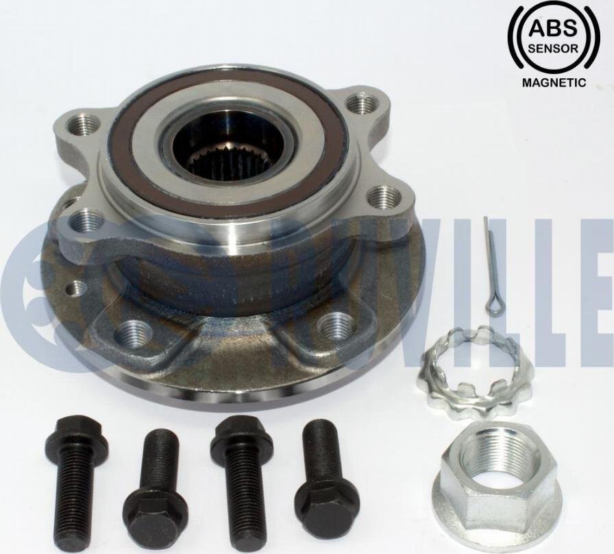 Ruville 221862 - Kit de roulements de roue droxauto.com