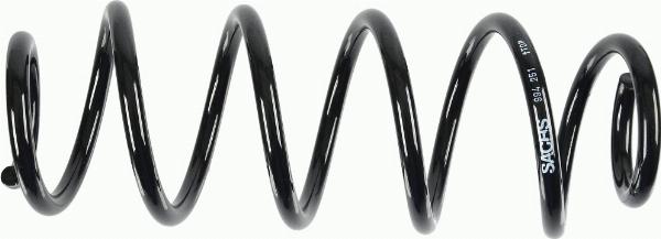 SACHS 994 251 - Ressort de suspension droxauto.com