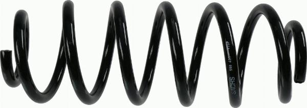 SACHS 998 435 - Ressort de suspension droxauto.com