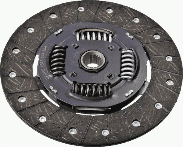 SACHS 1878 654 599 - Disque d'embrayage droxauto.com