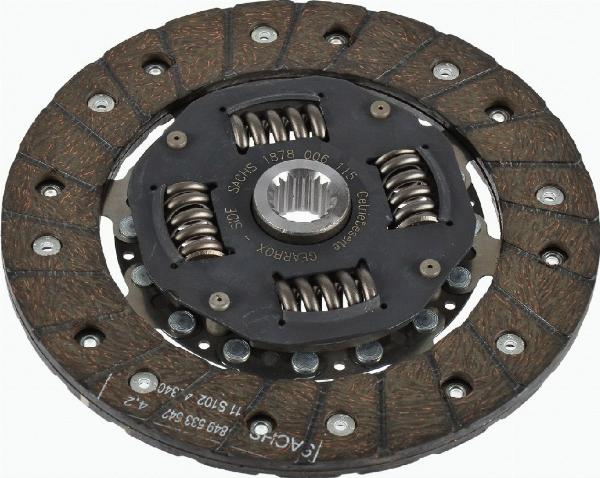 SACHS 1878 006 115 - Disque d'embrayage droxauto.com