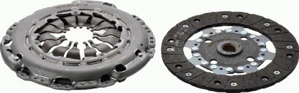 SACHS 3000 950 738 - Kit d'embrayage droxauto.com