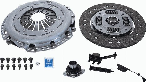 SACHS 3000 970 072 - Kit d'embrayage droxauto.com