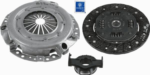 SACHS 3 000 108 002 - Kit d'embrayage droxauto.com