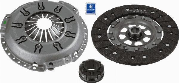 SACHS 3000 851 602 - Kit d'embrayage droxauto.com