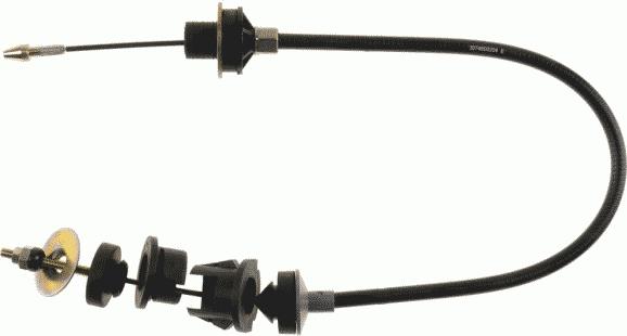 SACHS 3074 600 204 - Tirette à câble, commande d'embrayage droxauto.com