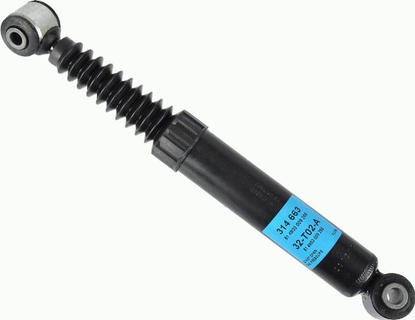 SACHS 314 663 - Amortisseur droxauto.com