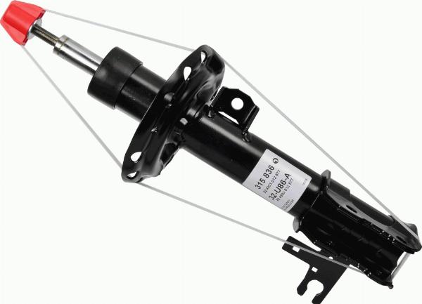 SACHS 315 836 - Amortisseur droxauto.com