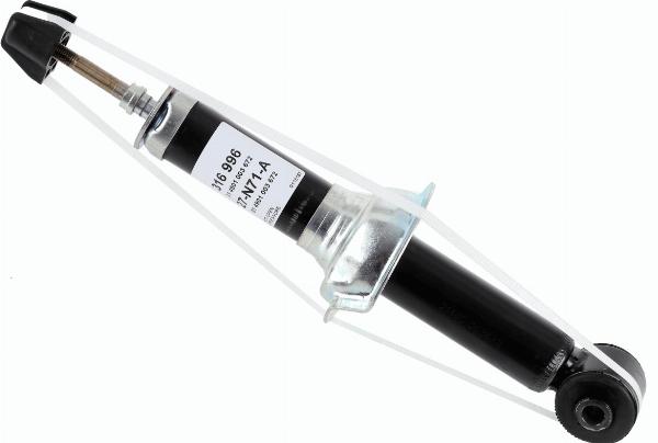 SACHS 316 996 - Amortisseur droxauto.com