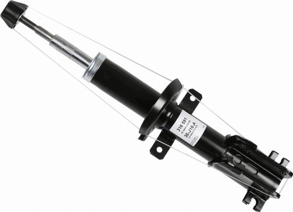 SACHS 316 591 - Amortisseur droxauto.com