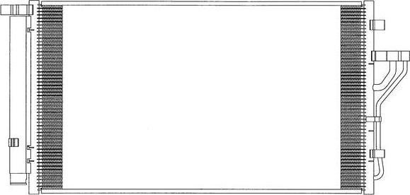 SAKURA Automotive 5451-9803 - Condensateur, climatisation droxauto.com