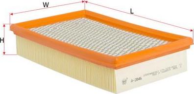 SAKURA Automotive A-2846 - Filtre à air droxauto.com