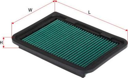 SAKURA Automotive AR-33920 - Filtre à air sport droxauto.com