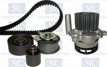 Saleri SIL K1PA1048A - Pompe à eau + kit de courroie de distribution droxauto.com